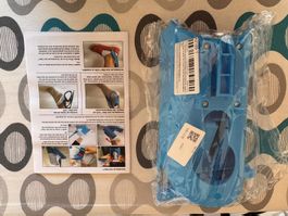 Socke Anziehhilfe blau neu in Verpackung