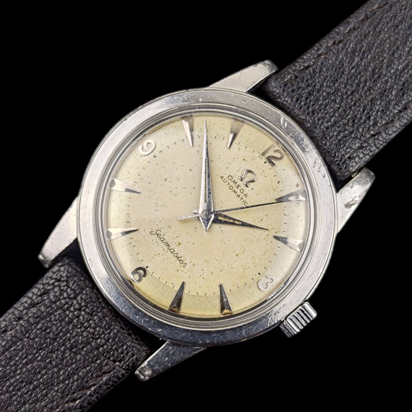 Omega Orologi: Omega Seamaster Automatic Bumper 2577-8 de 1951 Révisée – Usato da Ollon VS venduto da Astiegan 4