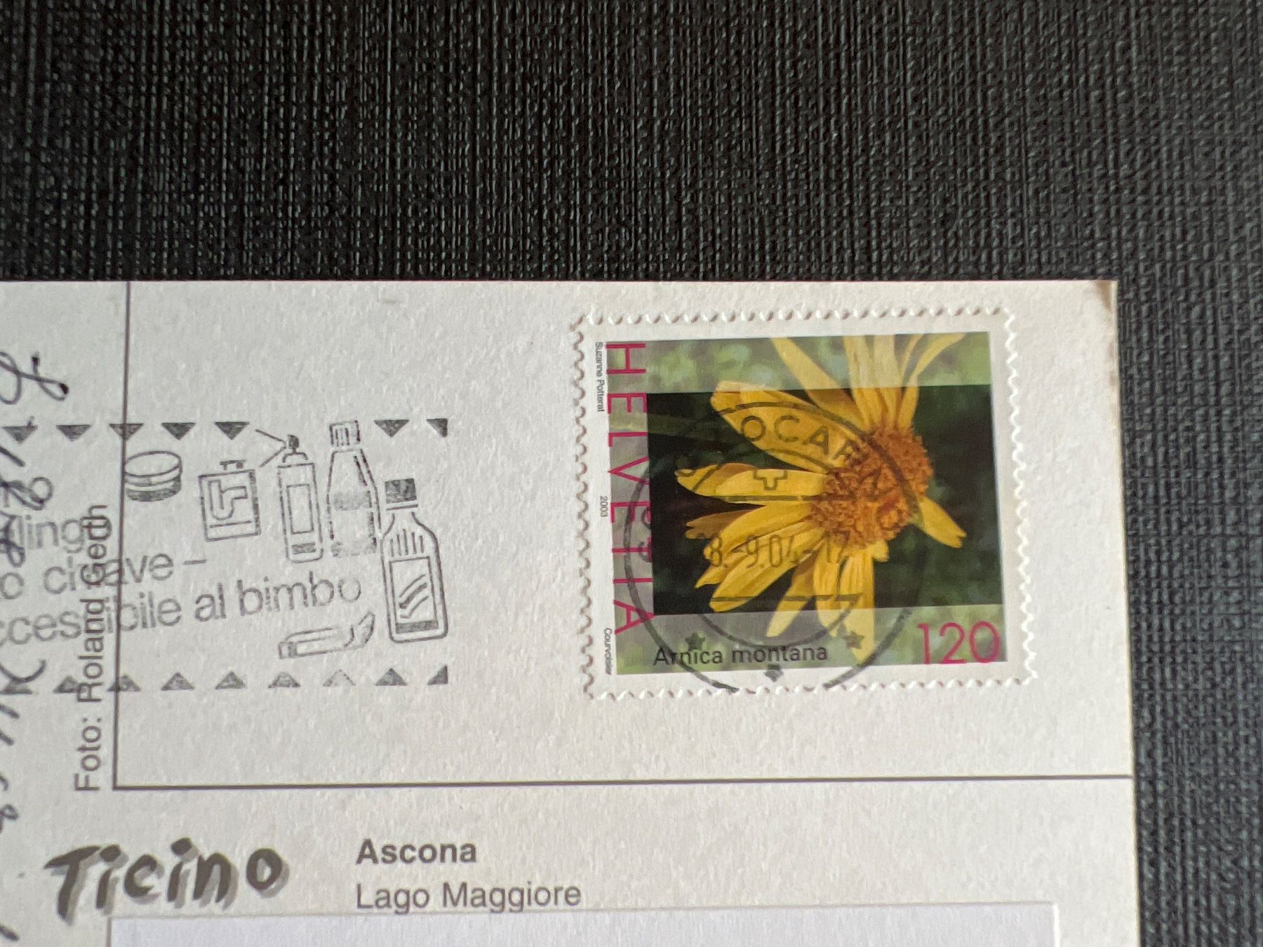 Cartoline postali: Ascona Lago Maggiore TI – Usato da Widnau venduto da Brusi9 1