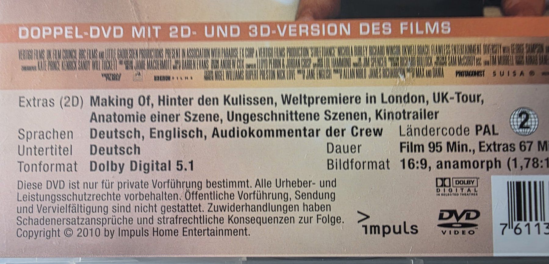 Alle DVDs: DVD Street Dance – Gebraucht aus Oetwil am See von fineli2 1