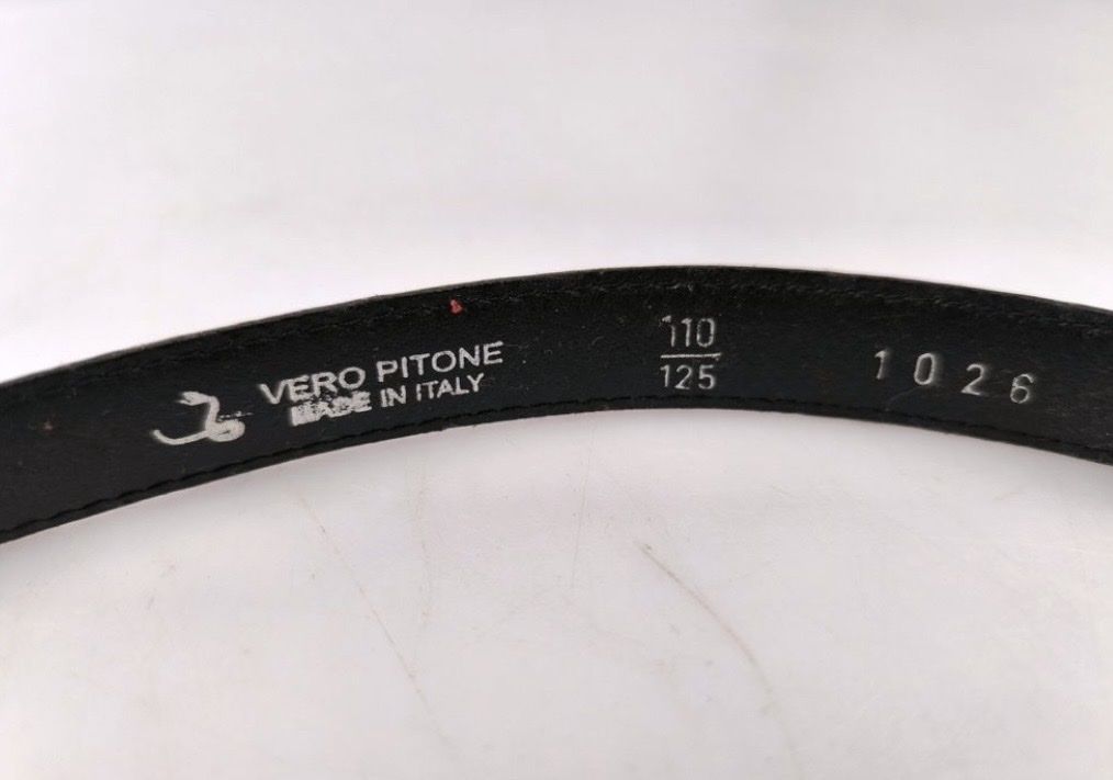 Cinture: Schlangenleder Gurt/ Python – Usato da Horw venduto da ast_b5c6 3