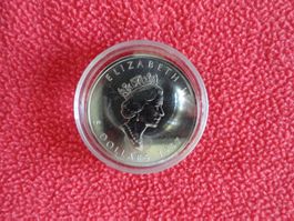 Silbermünze Kanada Maple Leaf 5 Dollars 1997 - Elizabeth II