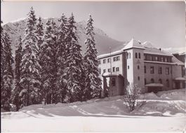 Arosa, Jugendherberge, gelaufen 1964