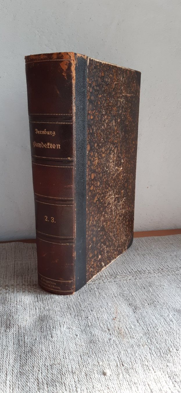 Bücher: Wunderschönes, antikes Buch - Pandekten - 1894 ! – Gebraucht aus Neuheim von Tidola 7