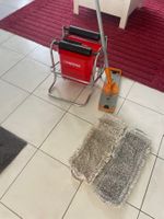 Reinigungseimer mit Pressrollen und Swing Mop Taski
