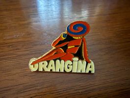 Orangina Pin Anstecknadel Sammlerstück gebraucht Zustand
