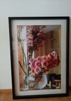 Grosser Bilderrahmen Rosen Motiv 118x84cm Vintage Chic