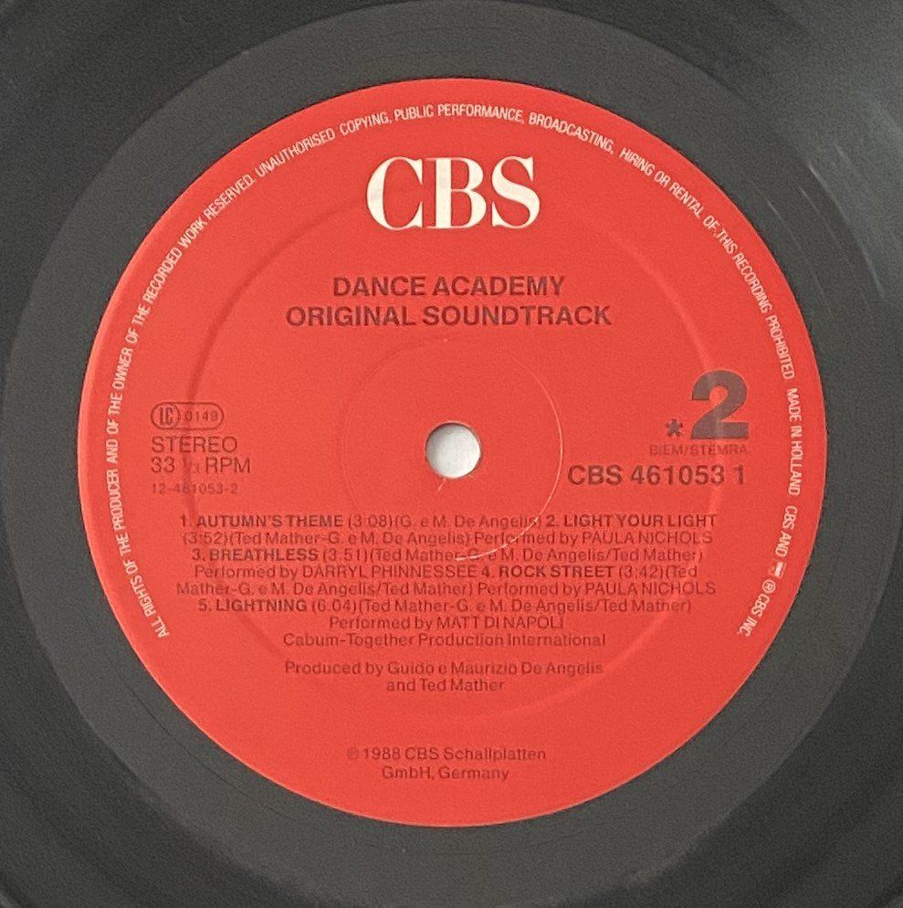 Dischi in vinile: Dance Academy, The Original Soundtrack – Usato da Flums venduto da Empe1 4