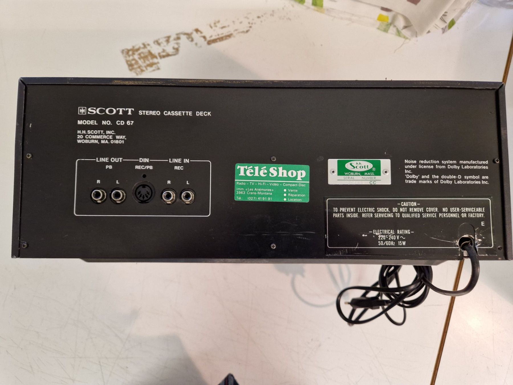 CD: Scott Tape Deck CD67 – Usato da Wädenswil venduto da tome70 4