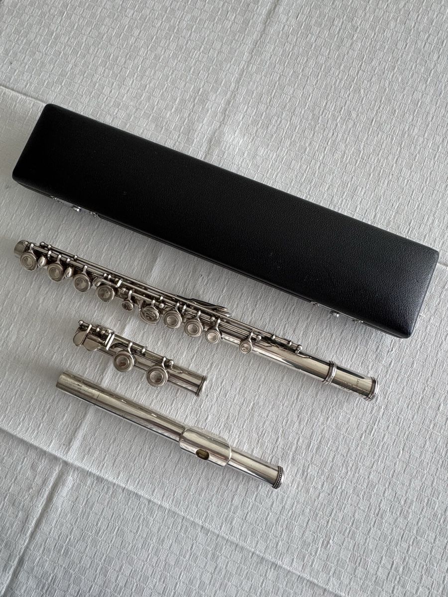 Sankyo Strumenti musicali: Sankyo Querflöte Prima Etude – Usato da Birmensdorf ZH venduto da Sonnenhut2015 2