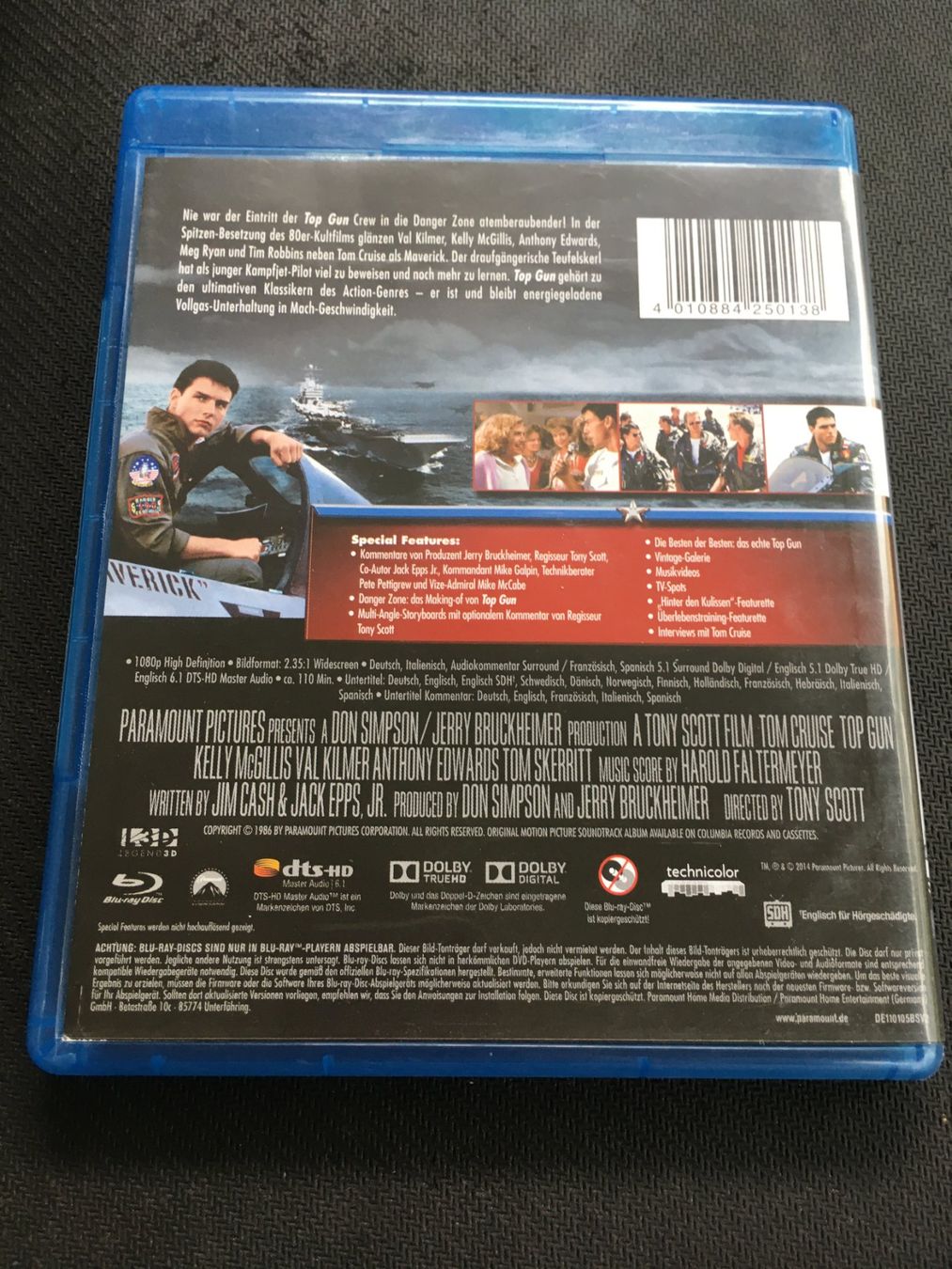 Alle DVDs: Top Gun [Blu-ray] – Gebraucht aus St.Gallen von MedienJoe 1