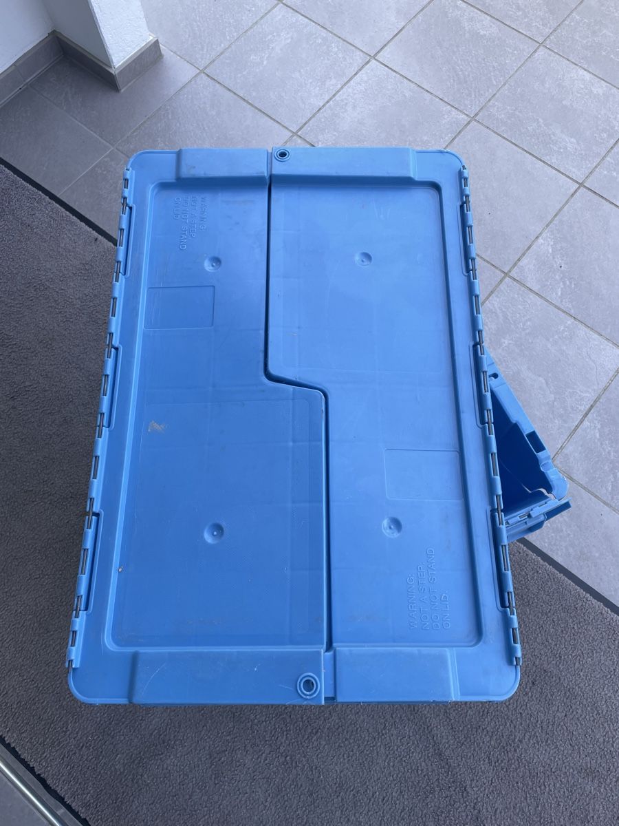 Contenitori & Simili: Stapelboxen blau 2 Stk. Dispoboxen mit Deckel – Difettoso da Wängi venduto da Thurgauer98 4