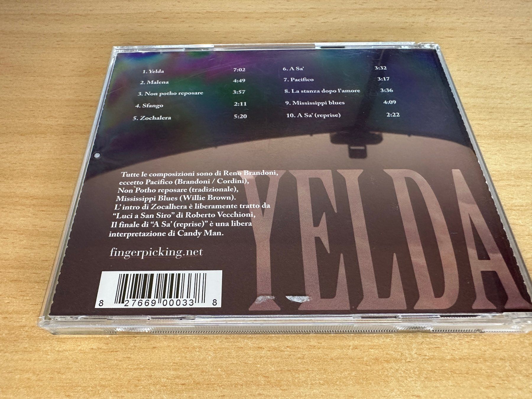 CDs: Reno Brandoni – Yelda – Gebraucht aus Rikon im Tösstal von Alpenmutz 1