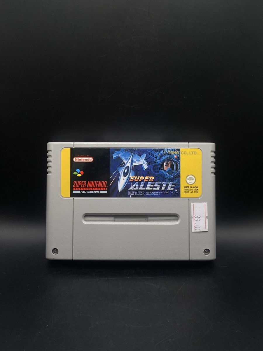 Nintendo Spiele: Super Aleste SNES Super Nintendo PAL Modul EUR – Gebraucht aus Kirchberg BE von swiss_slab