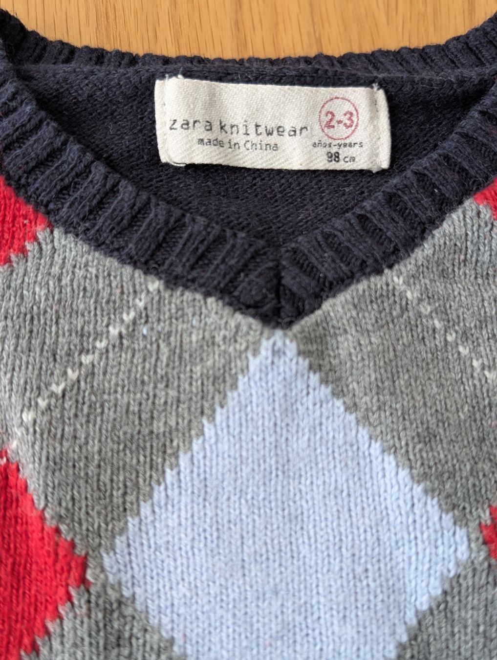 Zara Maglioni & Felpe: Zara Strickpullover, Gr. 86, argyle Muster – Usato da Basel venduto da an_v7yj 3