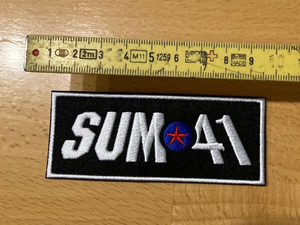 Toppe: Sum 41 Patch Sticker Aufnäher Metal Rock Band 2 – Nuovo (secondo la descrizione) da Horn venduto da abutre72