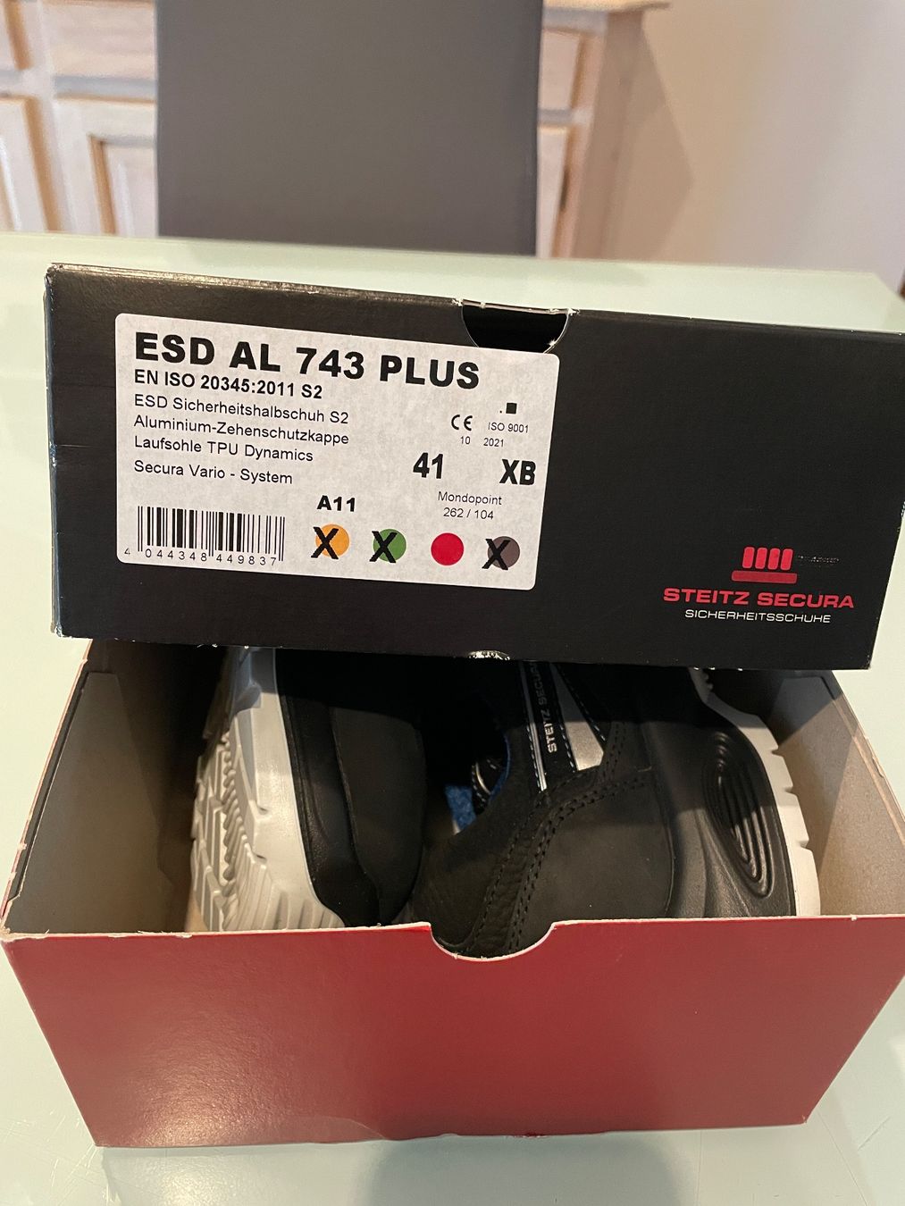 Scarpe da uomo: Neue Steitz Secura Arbeitsschuhe, Gr. 41 – Nuovo e nell'imballaggio originale da Grüningen venduto da cor_wm7j 5