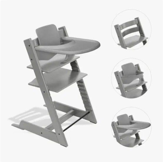 Stokke Seggioloni: STOKKE TrippTrapp Bundle Baby Set Tray strom grey ungeöffnet – Nuovo e nell'imballaggio originale da Lachen SZ venduto da Chuchichaestli_85