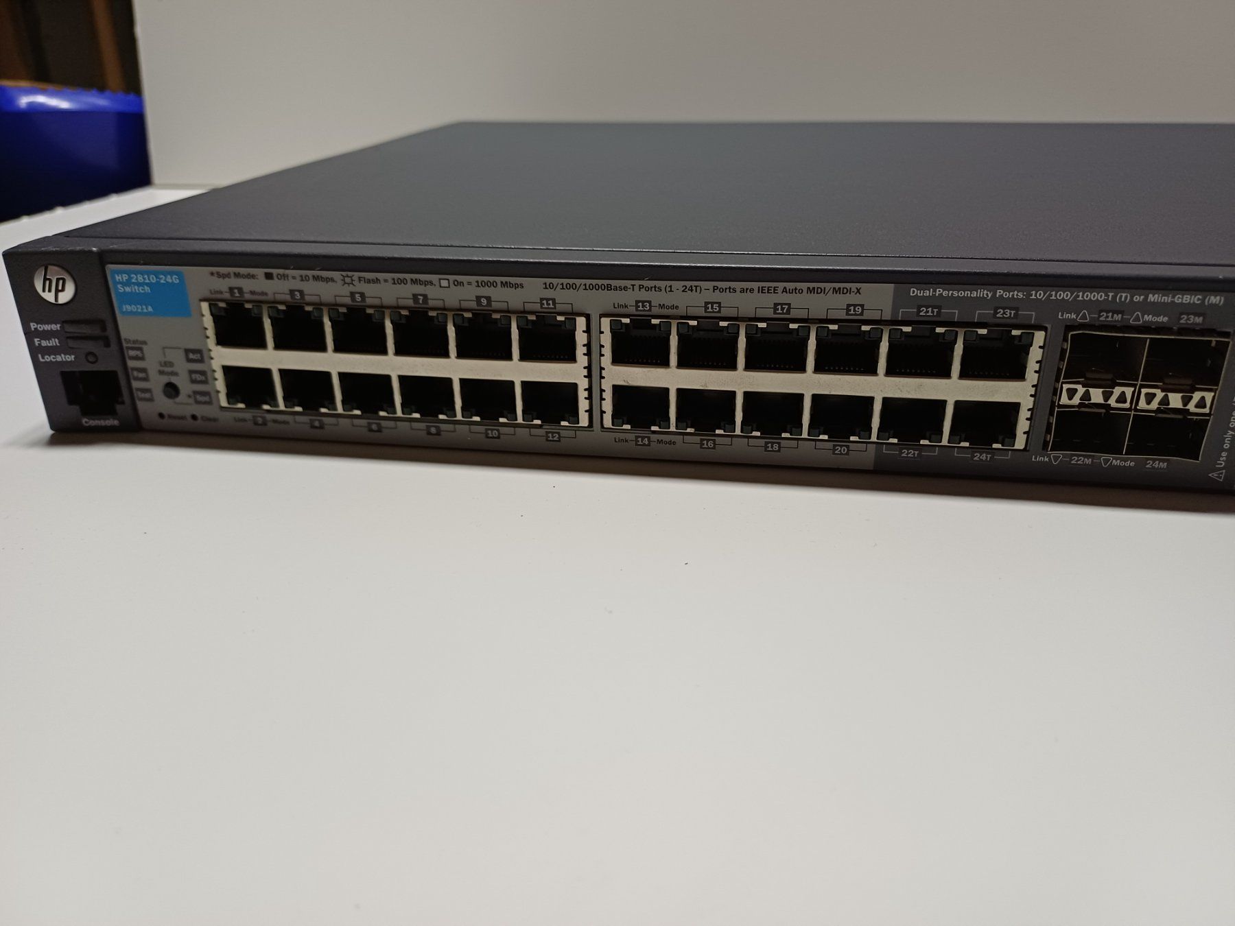 Hub & Switch: HP2810-24G (J9021A) – Usato da Gümligen venduto da Pogu1