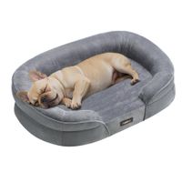 Hundebett Hundekissen orthopädisch Bezug waschbar 76x51x18cm