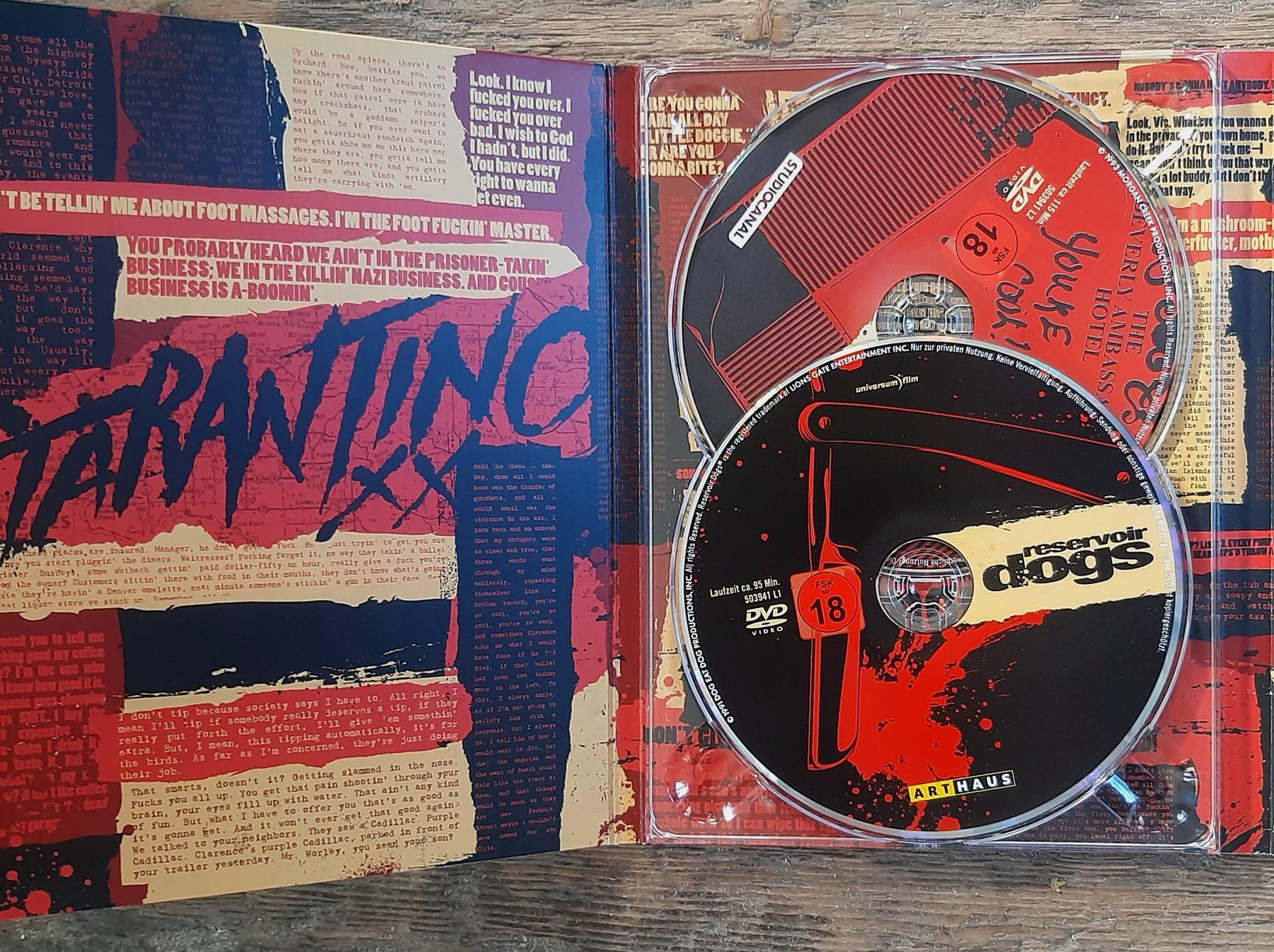 Tutti i DVDs: Quentin Tarantino Collection Arthaus – Usato da Arbon venduto da torso444 4