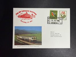 Bahnpostbeleg Südostbahn 1995