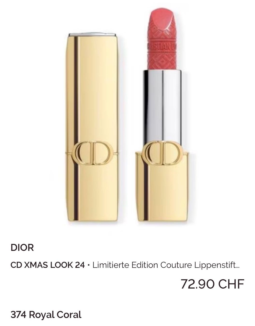Dior Make-up: DIOR Lippenstift NP. 72.90 – Nuovo (secondo la descrizione) da Rüfenacht BE venduto da Milena_1 1
