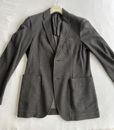 Sakko UNIQLO Gr. M, Herren, dunkelgrau, Übergangsjacke