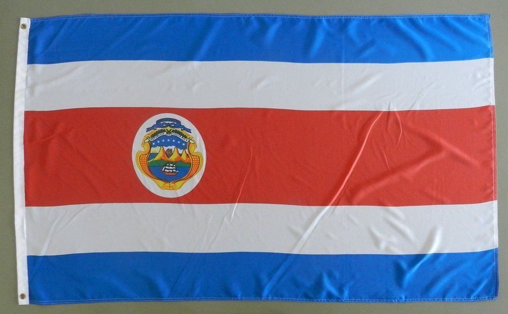 AZ FLAG Drapeau Costa Rica 150x90cm - Drapeau Costaricain 90 X 150 Cm Polyester Léger