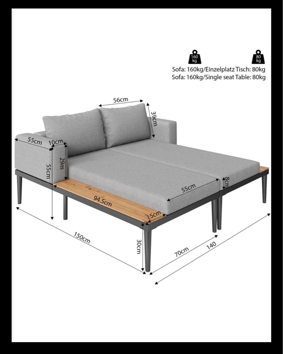 Chaises longues: Doppelliege – Neuf (Voir description) à Hausen am Albis par unicornsarereal 3