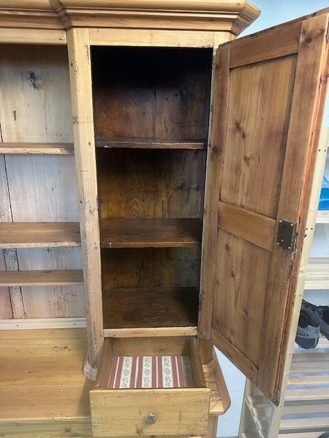 Credenze: Antikes Biedermeier Buffet Tanne, restauriert – Usato da Attinghausen venduto da 1986_UR 6