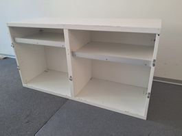 Weisses Regal, IKEA Sideboard, Kommode