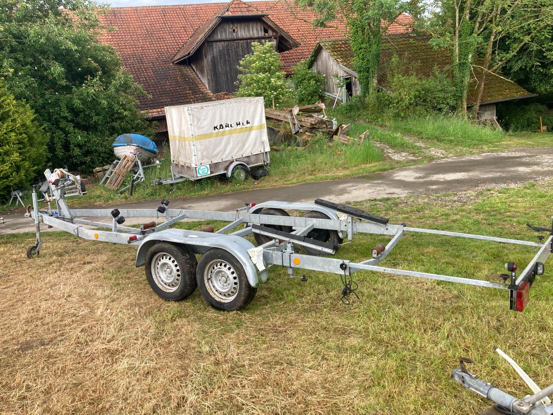 Huwyler Rimorchi: Bootstreiler Huwyler HU 2400 – Usato da Allmendingen b. Bern venduto da fordmustang1 1