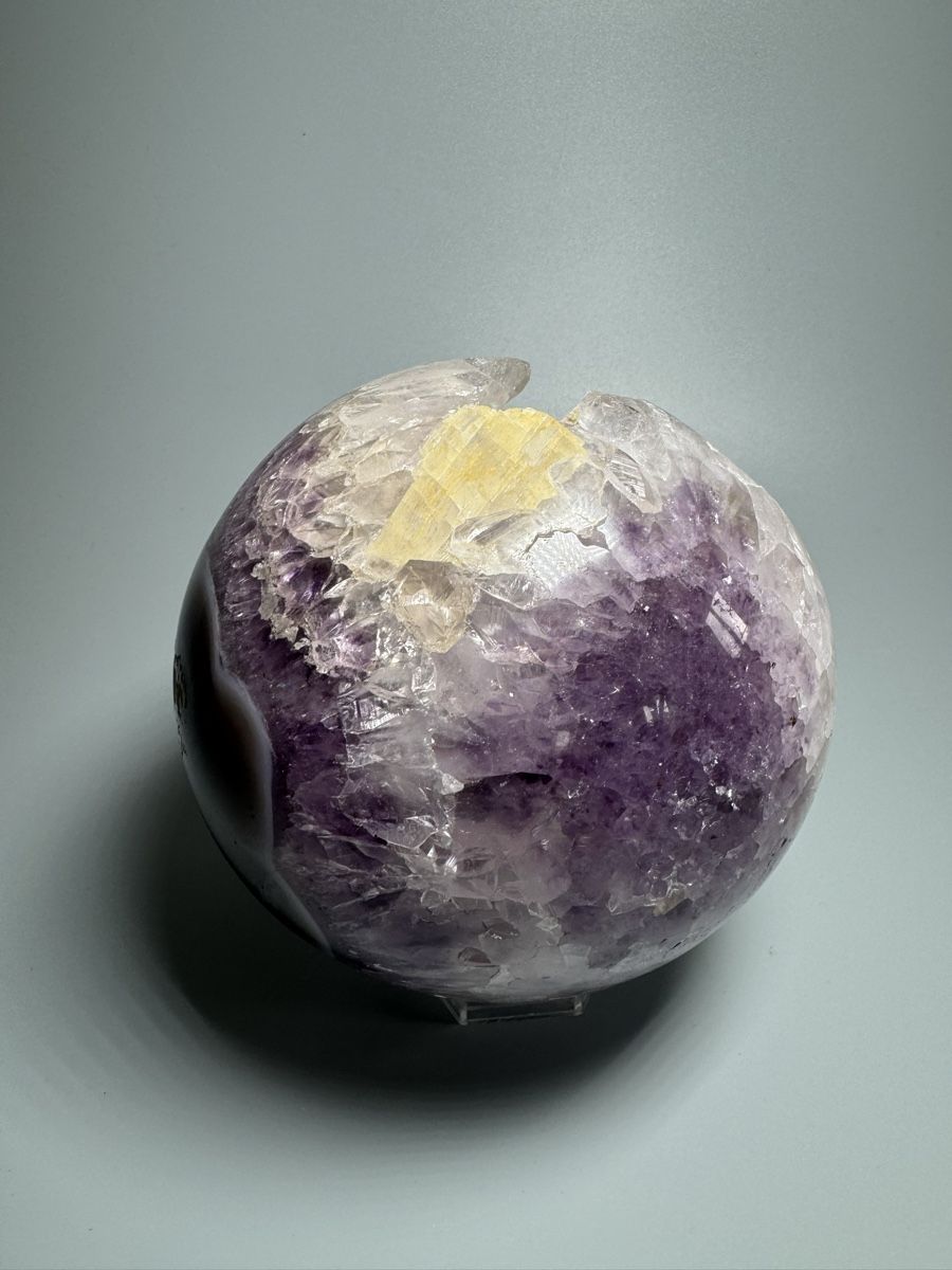 Pietre preziose: Amethyst Kugel 2.5kg, 12.5cm – Nuovo e nell'imballaggio originale da Zürich venduto da unique2010 6