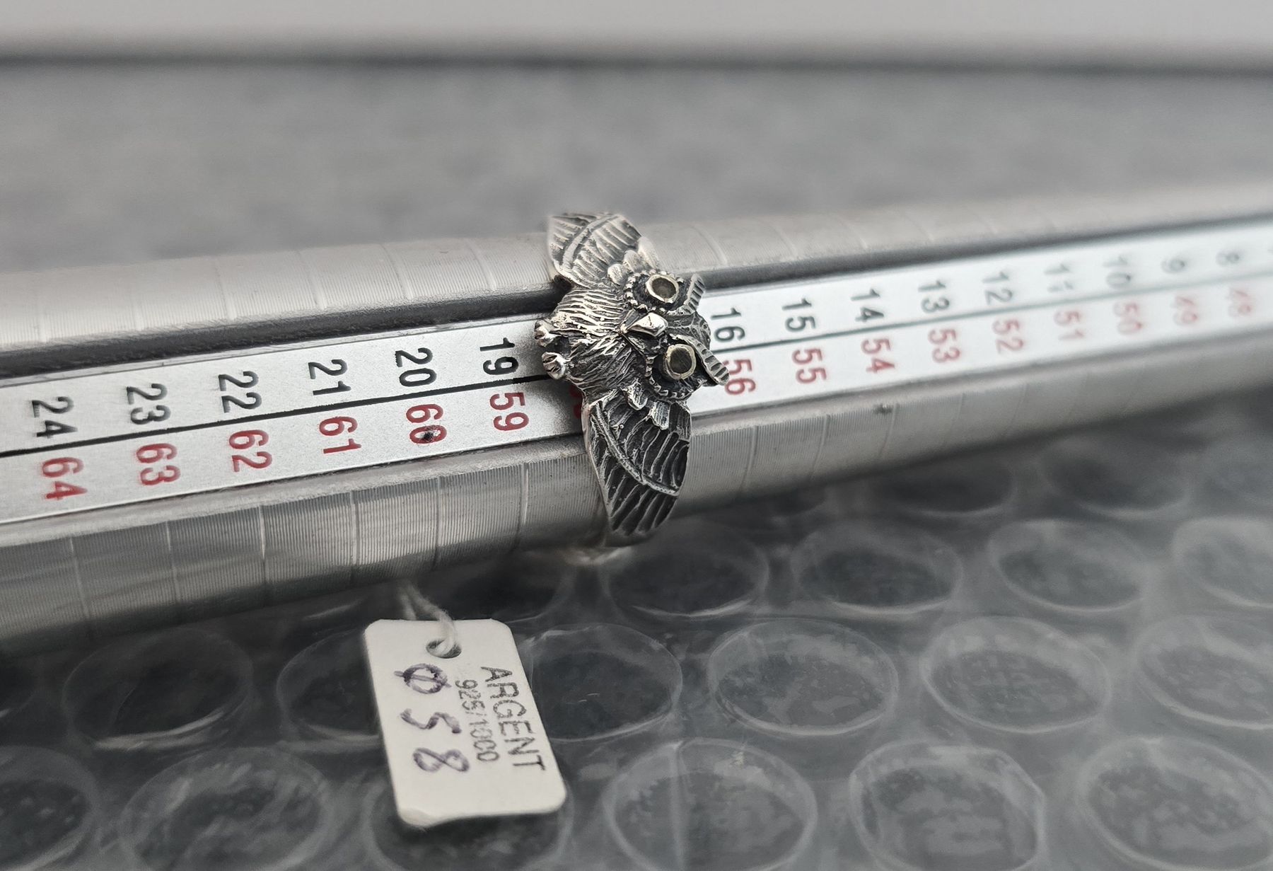 Ringe: Vintage Ring Styl Native "Silberne Eule"  925 Silber – Gebraucht aus Basel von ALEXANDER4056 8