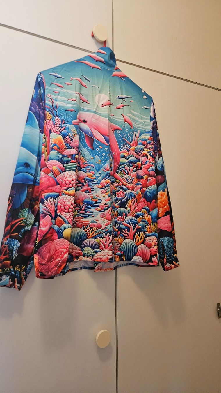 Hemden: Camicia delfino tg.L poliestere – Gebraucht aus Melano von H-Sara 1
