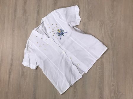 Leinen-Bluse/ weiss /Gr.40