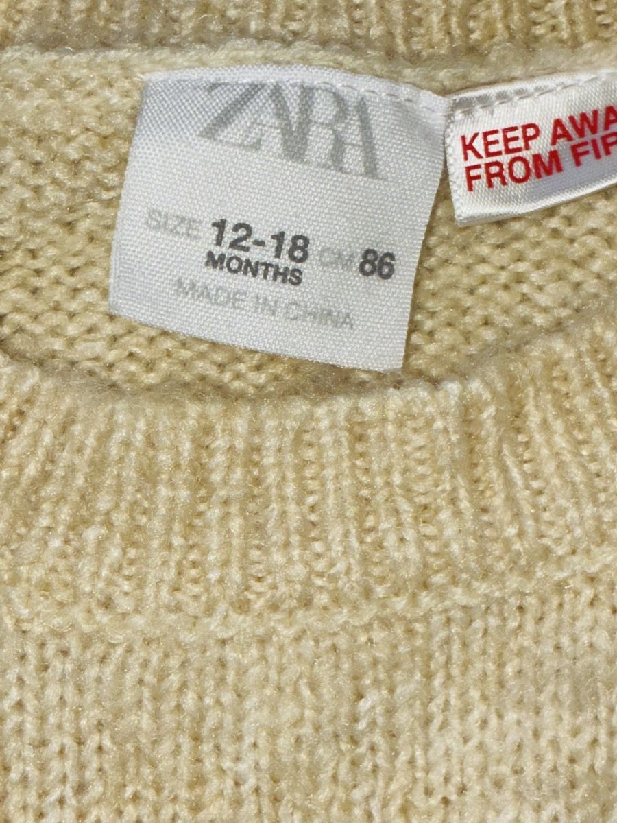 Zara Maglioni & Felpe: Zara Pullover beige mit schwarzer Schleife Grösse 86 – Usato da Wettingen venduto da hak_52m8 1