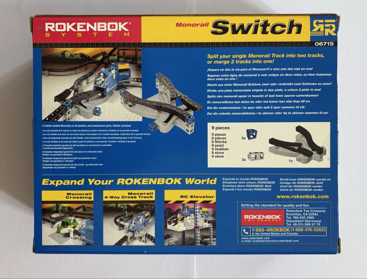 Rokenbok Giocattoli: Rokenbok System Monorail Switch 06715 neu – Nuovo e nell'imballaggio originale da Wädenswil venduto da xxlchlinelxx 1