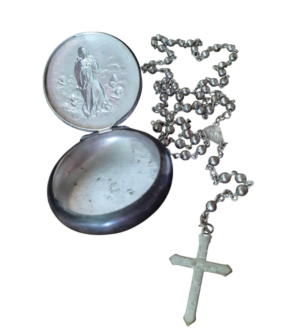 Altri gioielli: Rosenkranz antik mit Schatulle – Usato da Mörschwil venduto da antiksalon21 1