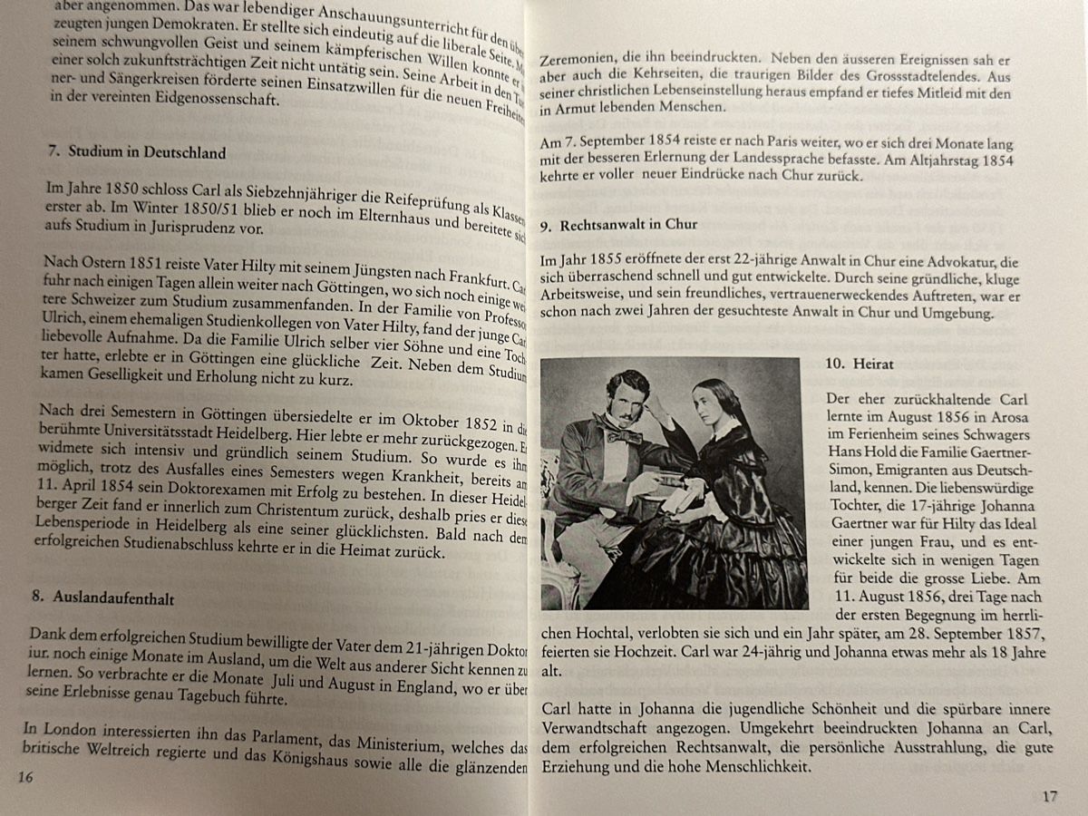 Libri: Carl Hilty Werdenberg Bern – Usato da Berschis venduto da Vild1 3