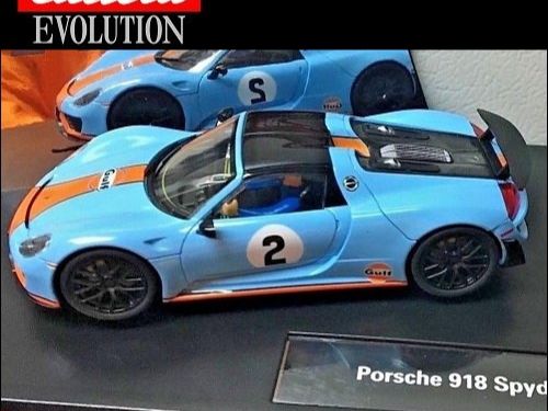 Carrera Evolution Porsche 918 Spyder Gulf Nr. 02 (Neu und ...