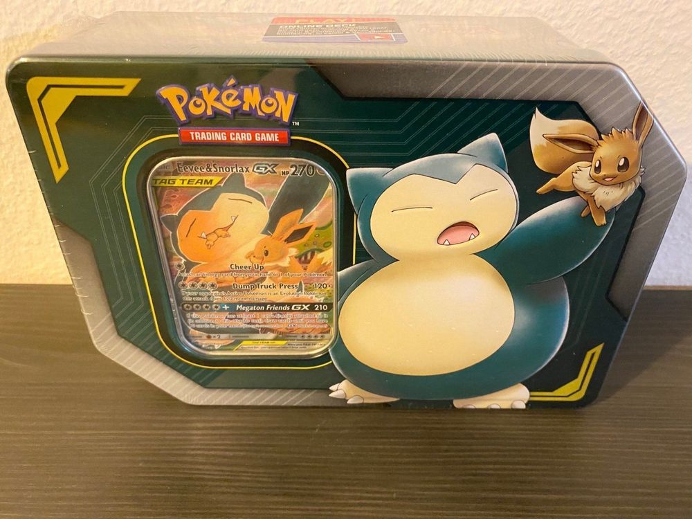 Pokemon Tag Team Tin Eevee & Snorlax GX Kaufen auf Ricardo