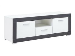 TV Möbel, Top Zustand, Weiss/Anthrazit, 155x54.5x47 cm