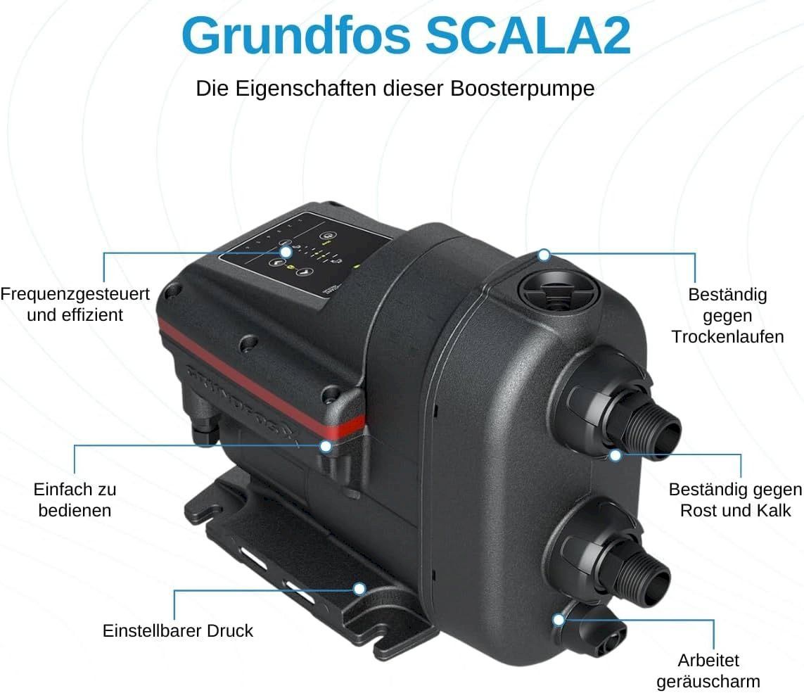 Annaffiatura & Irrigazione: Grundfos SCALA2 3-45 Hauswasserwerk – Nuovo e nell'imballaggio originale da Bottighofen venduto da zaap 2