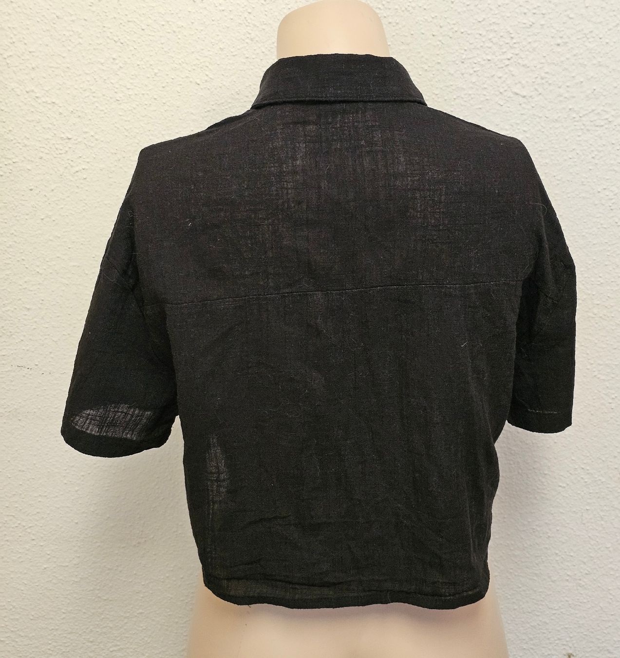 Pull&Bear Chemisiers: PULL&BEAR Damen Bluse Schwarz 100% Baumwolle Gr. S – D'occasion à Urdorf par ole_mrp9 2