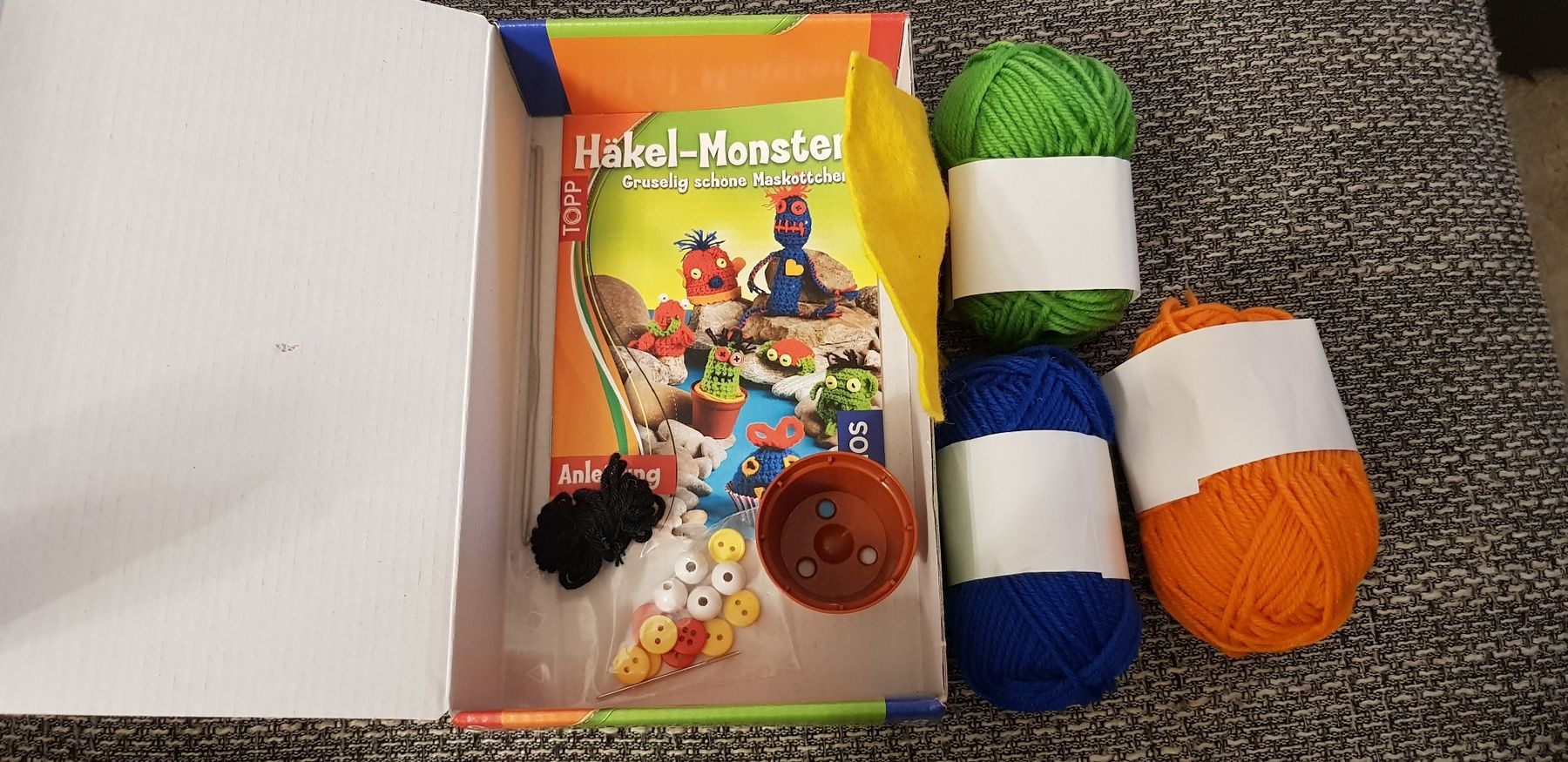 Kit bricolage: Häkel-Monster Bastelset – Nuovo (secondo la descrizione) da Lupfig venduto da Nanda89 2