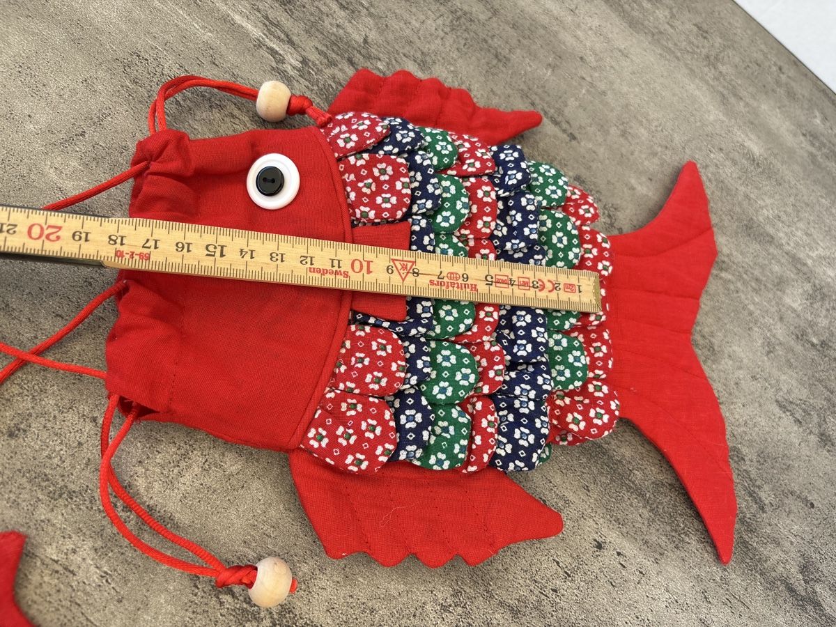 Toutes les décorations: Fisch Beutel asiatisch / Stoff mit Münze – Neuf (Voir description) à Rümlang par euqinom16 1