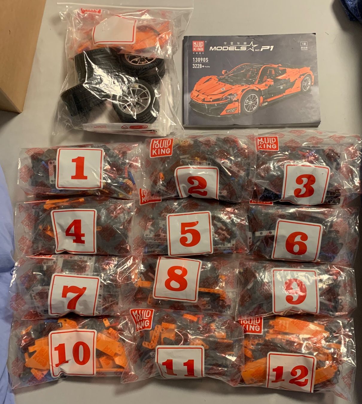 Mould King Kit di costruzioni: +++ Mould King 13090S Models No P1 - gebraucht +++ – Usato da Muri b. Bern venduto da weickmann 1