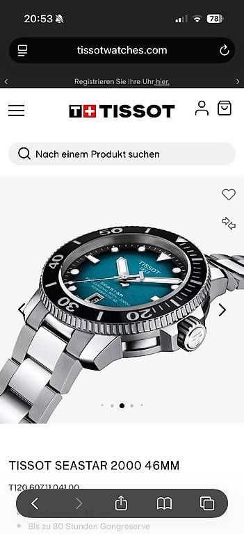 Powermatic Orologi: TISSOT SEASTAR 2000 46MM – Usato da Seewen SZ venduto da Archi96 2